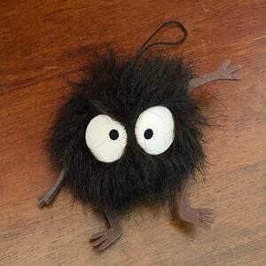 Gund Studio Ghibli Spirited Away Soot Sprite Plush hanging 2001 FLAWS